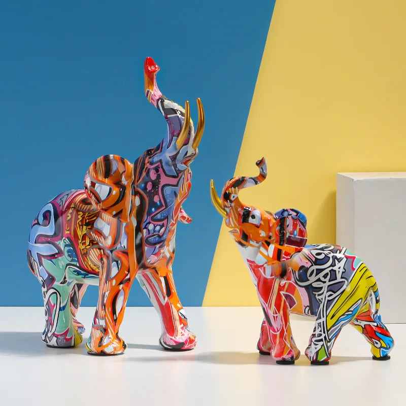 HueCast – Colourful Resin Elephant Sculpture for the Home