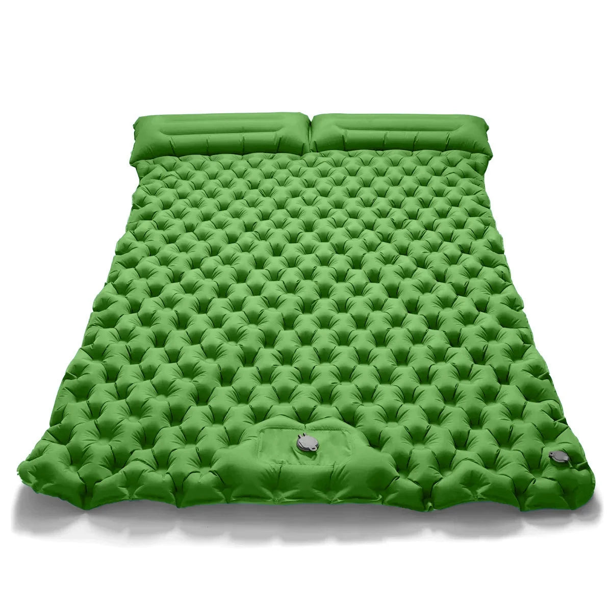 Self-Inflating Double Camping Mattress – Built-In Pump, TPU Nylon Sleeping Pad