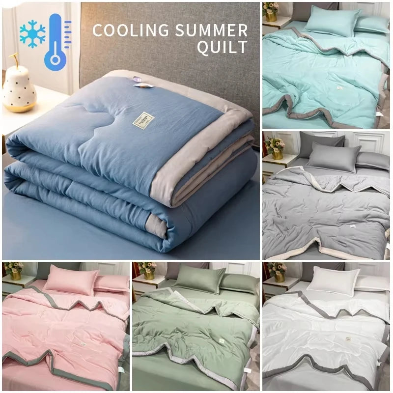 Cooling Summer Quilt – Soft, Breathable, Lightweight Comforter for Warm Nights