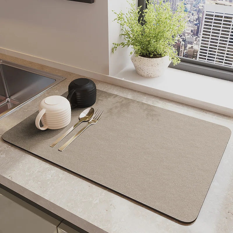 EarthDri – Quick-Dry Diatomite Worktop Draining Mat