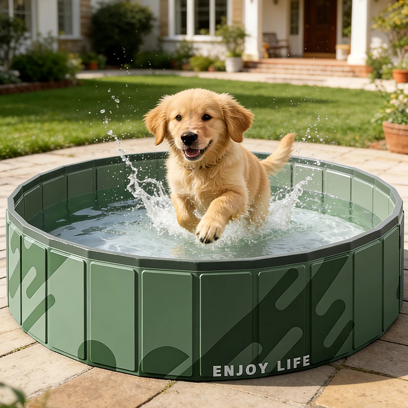 Foldable Ball Pit & Play Pool – Portable Paddling Pool for Kids & Pets