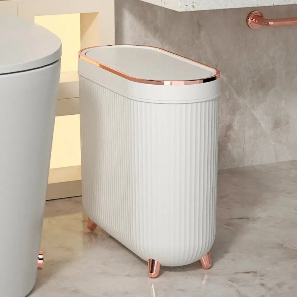 12 L Lidded Bathroom Bin
