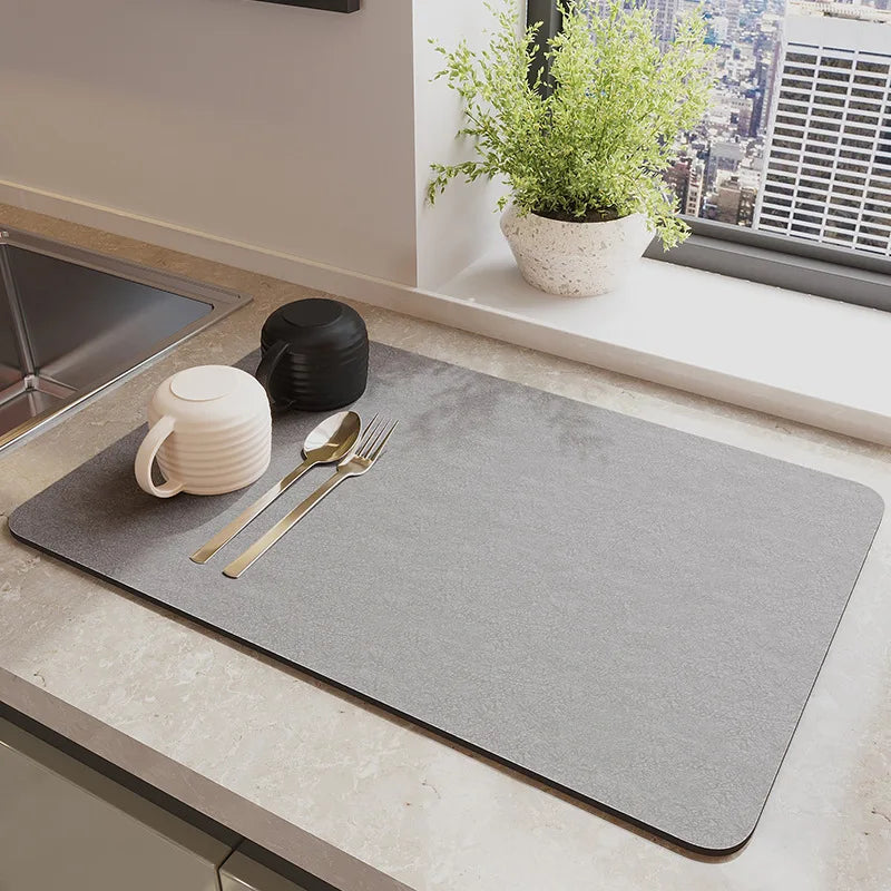 EarthDri – Quick-Dry Diatomite Worktop Draining Mat