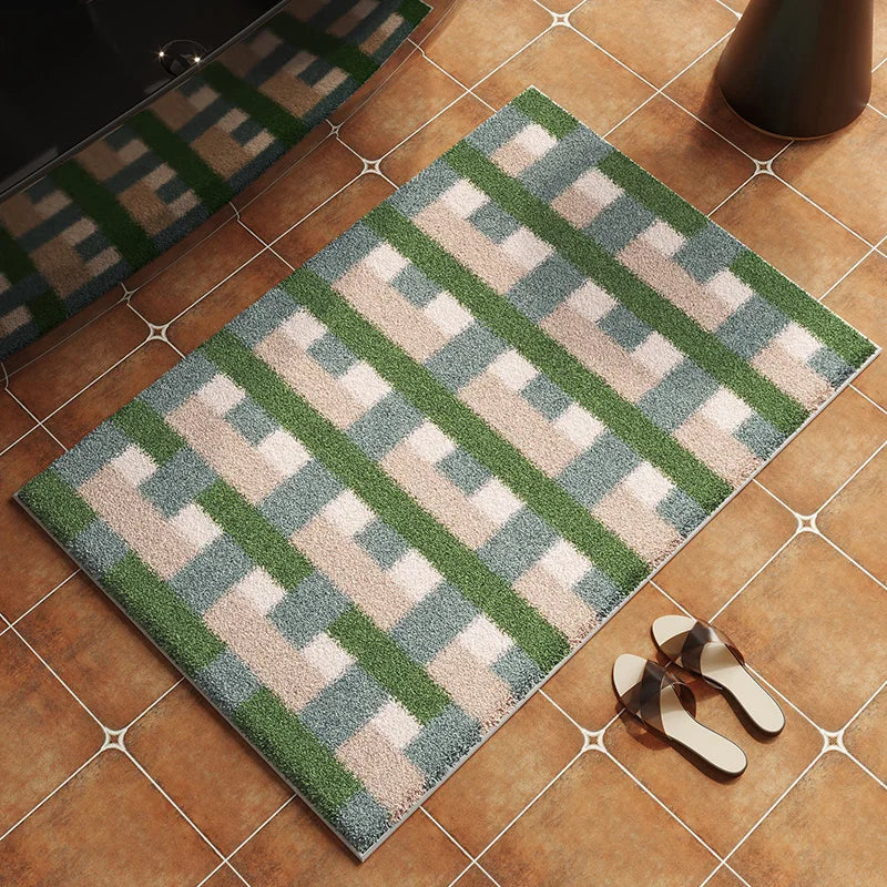 Retro Absorbent Bathroom Mat
