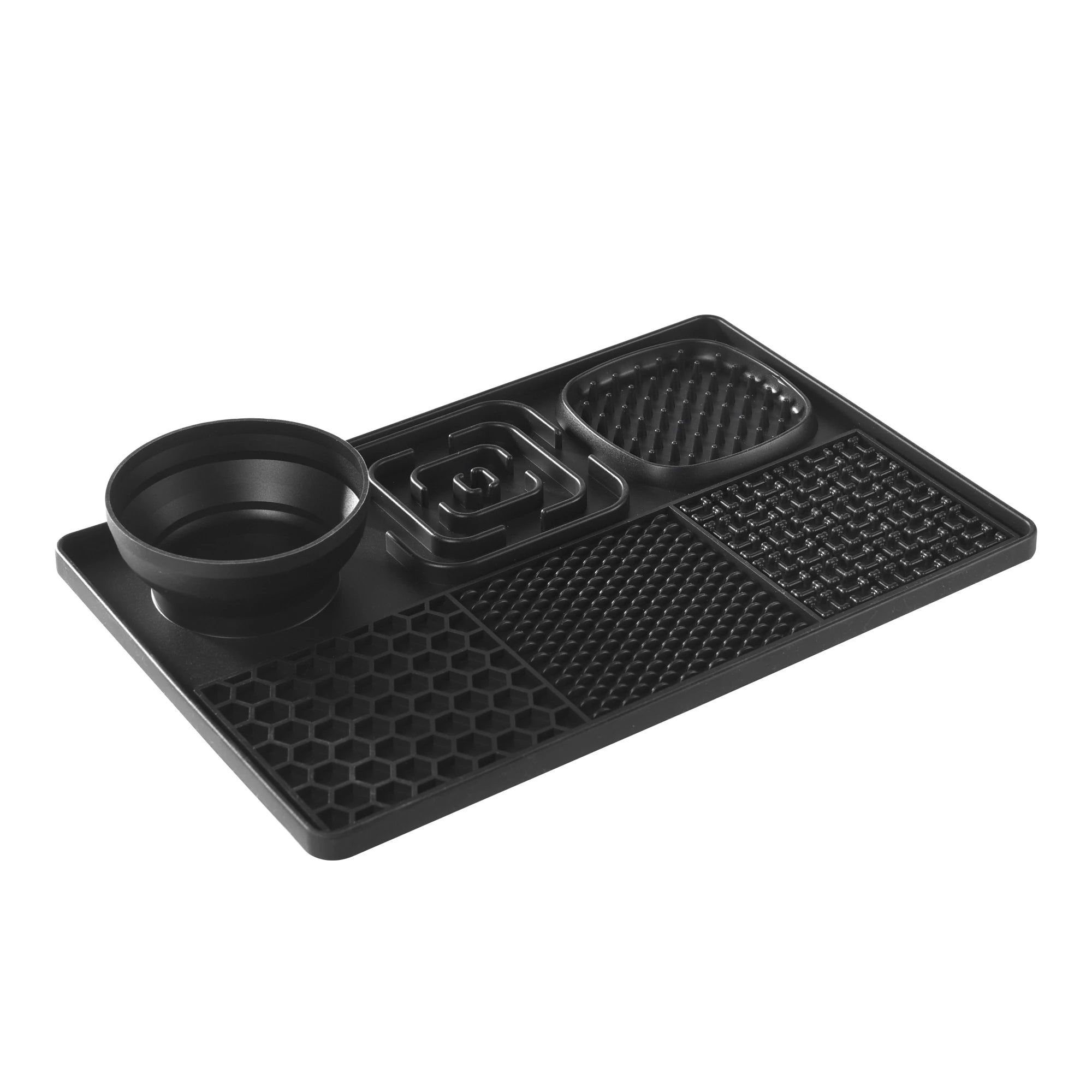 Dog Slow Feeder Licking Mat – 3-in-1 Silicone Pad with Suction Base, BPA-Free