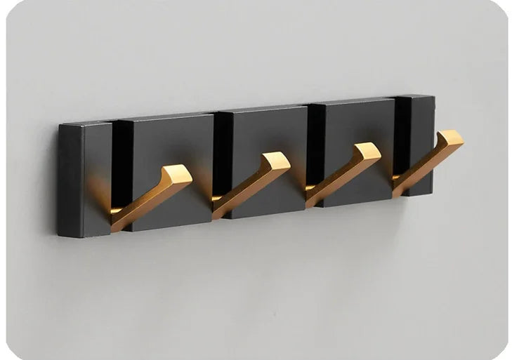 SleekMount – Folding Aluminium Robe & Towel Hooks