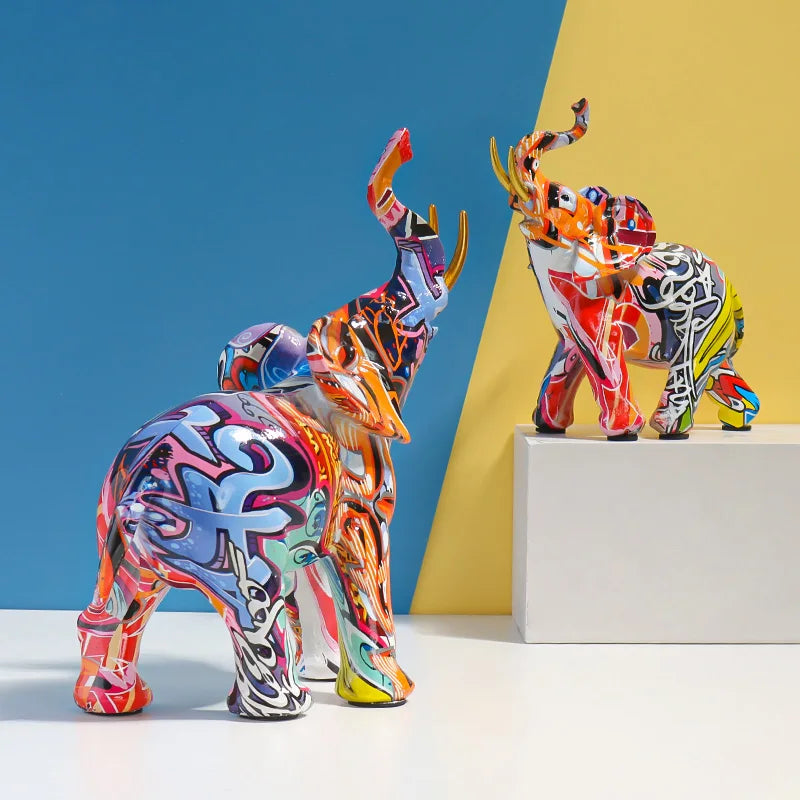 HueCast – Colourful Resin Elephant Sculpture for the Home