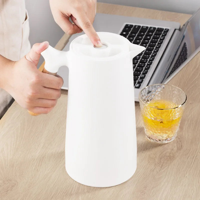 HeatVault – 1L Insulated Vacuum Flask, Keeps Drinks Hot up to 24h