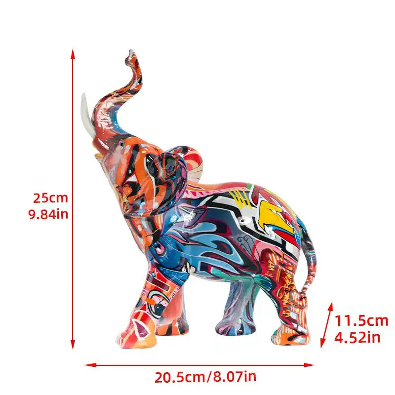 HueCast – Colourful Resin Elephant Sculpture for the Home