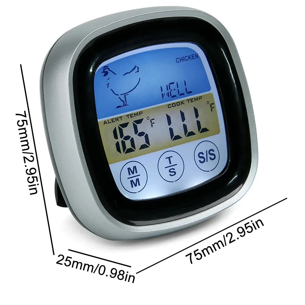 Digital Kitchen Thermometer – Instant-Read Probe for Meat, BBQ & Baking