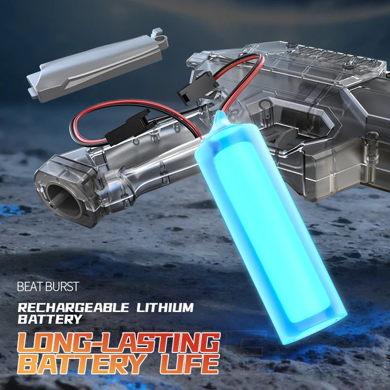 Electric Water Blaster – Automatic Squirt Gun with Water Suction, Rechargeable