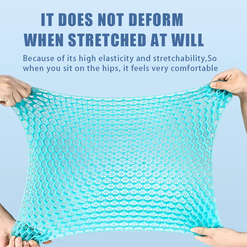 Cooling Gel Seat Cushion – Breathable Honeycomb Pad for Pressure Relief