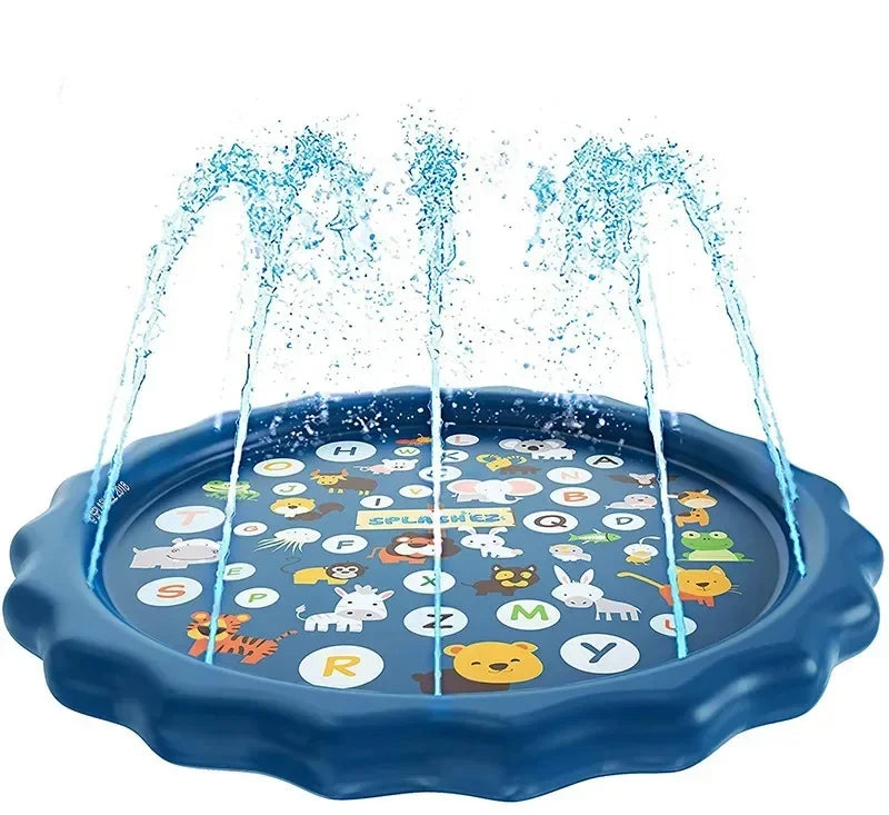 Kids Sprinkler Splash Pad – Inflatable Water Play Mat for Garden & Lawn