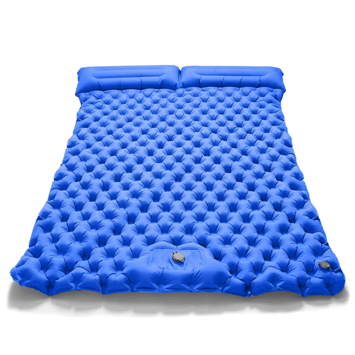 Self-Inflating Double Camping Mattress – Built-In Pump, TPU Nylon Sleeping Pad