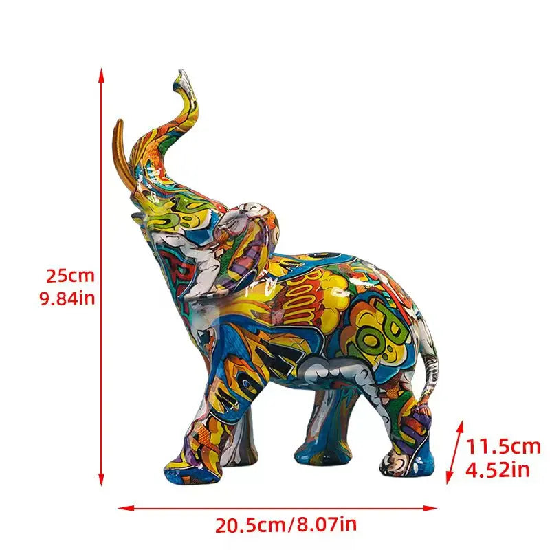 HueCast – Colourful Resin Elephant Sculpture for the Home