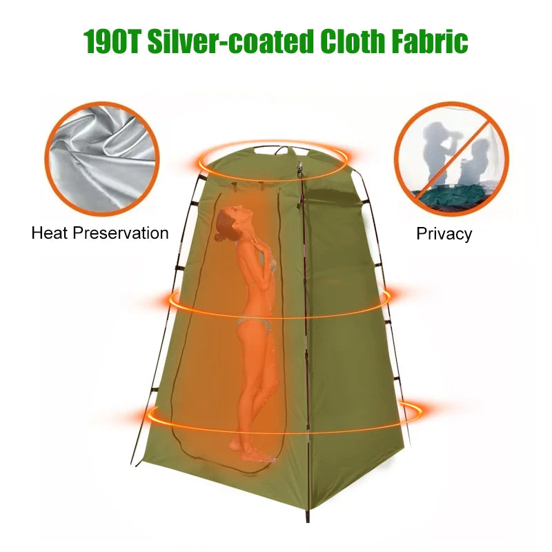Pop-Up Privacy Tent – Portable Changing Room & Shower Shelter