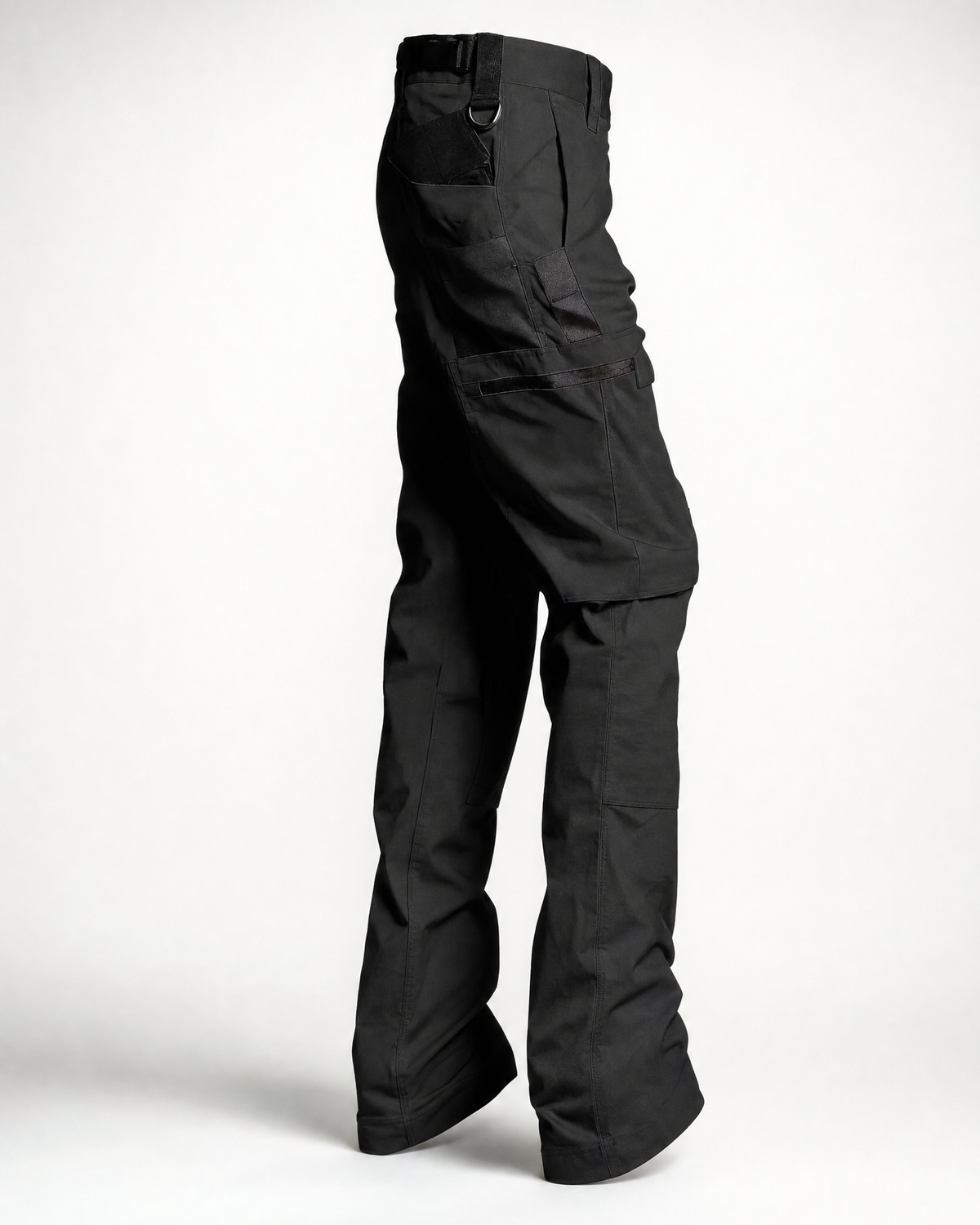Pact men's water-repellent cargo work trousers — Black # Colour_Black