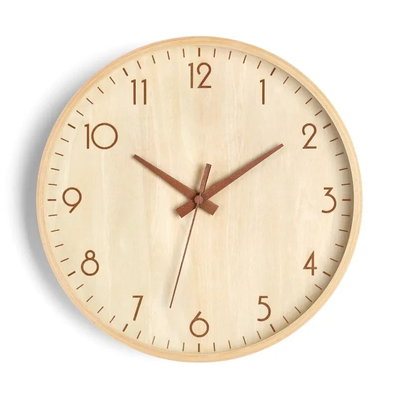 Wall Clock Living Room Home Wall Hanging Solid Wood Modern Simple Clock Medieval Clock Log Bedroom Decoration | Light Wood 1 / 8 Inch,Light Wood 1 / 10 Inch,Light Wood 1 / 12 Inch,Light Wood 2 / 8 Inch,Light Wood 3 / 12 Inch,Dark Wood 1 / 8 Inch,Dark Wood 1 / 10 Inch,Dark Wood 1 / 12 Inch,Light Wood 2 / 10 Inch,Light Wood 2 / 12 Inch,Light Wood 3 / 8 Inch,Light Wood 3 / 10 Inch,Dark Wood 3 / 10 Inch,Dark Wood 3 / 12 Inch,Dark Wood 2 / 8 Inch,Dark Wood 2 / 10 Inch,Dark Wood 2 / 12 Inch
