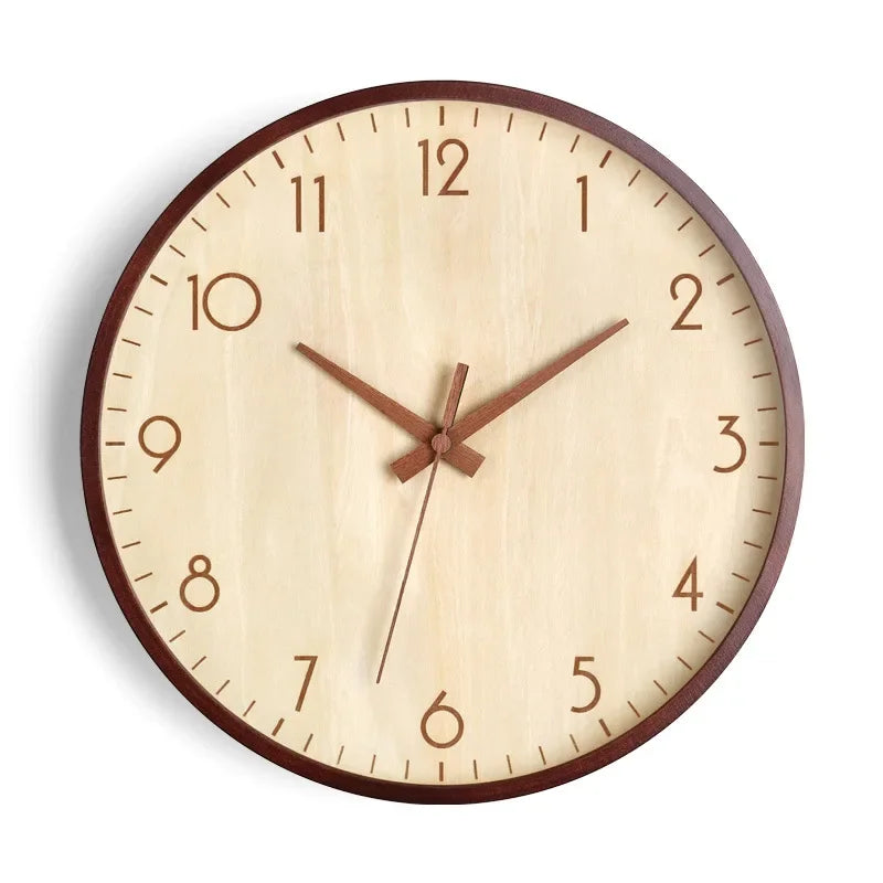 Wall Clock Living Room Home Wall Hanging Solid Wood Modern Simple Clock Medieval Clock Log Bedroom Decoration | Light Wood 1 / 8 Inch,Light Wood 1 / 10 Inch,Light Wood 1 / 12 Inch,Light Wood 2 / 8 Inch,Light Wood 3 / 12 Inch,Dark Wood 1 / 8 Inch,Dark Wood 1 / 10 Inch,Dark Wood 1 / 12 Inch,Light Wood 2 / 10 Inch,Light Wood 2 / 12 Inch,Light Wood 3 / 8 Inch,Light Wood 3 / 10 Inch,Dark Wood 3 / 10 Inch,Dark Wood 3 / 12 Inch,Dark Wood 2 / 8 Inch,Dark Wood 2 / 10 Inch,Dark Wood 2 / 12 Inch