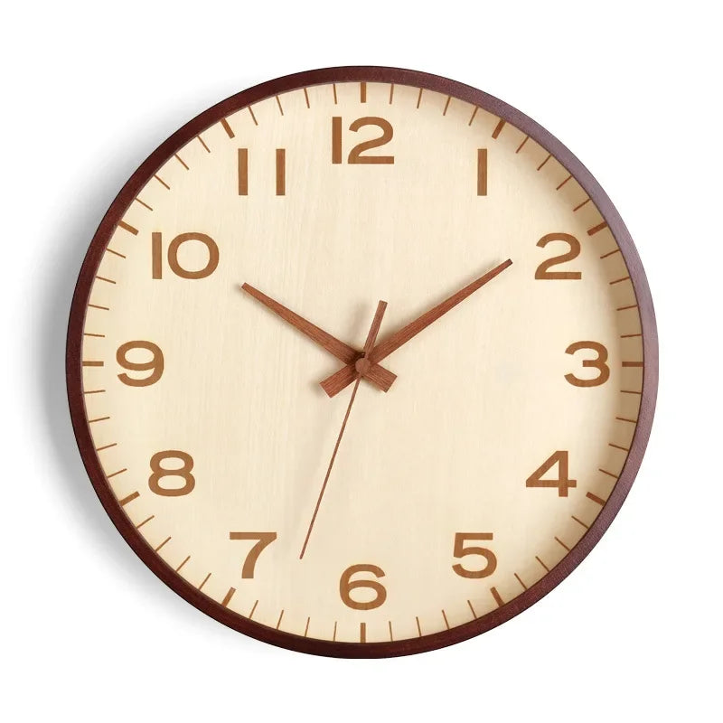 Wall Clock Living Room Home Wall Hanging Solid Wood Modern Simple Clock Medieval Clock Log Bedroom Decoration | Light Wood 1 / 8 Inch,Light Wood 1 / 10 Inch,Light Wood 1 / 12 Inch,Light Wood 2 / 8 Inch,Light Wood 3 / 12 Inch,Dark Wood 1 / 8 Inch,Dark Wood 1 / 10 Inch,Dark Wood 1 / 12 Inch,Light Wood 2 / 10 Inch,Light Wood 2 / 12 Inch,Light Wood 3 / 8 Inch,Light Wood 3 / 10 Inch,Dark Wood 3 / 10 Inch,Dark Wood 3 / 12 Inch,Dark Wood 2 / 8 Inch,Dark Wood 2 / 10 Inch,Dark Wood 2 / 12 Inch