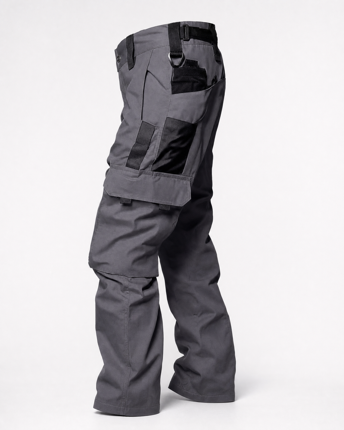 Pact men's water-repellent cargo work trousers — Grey # Colour_Grey
