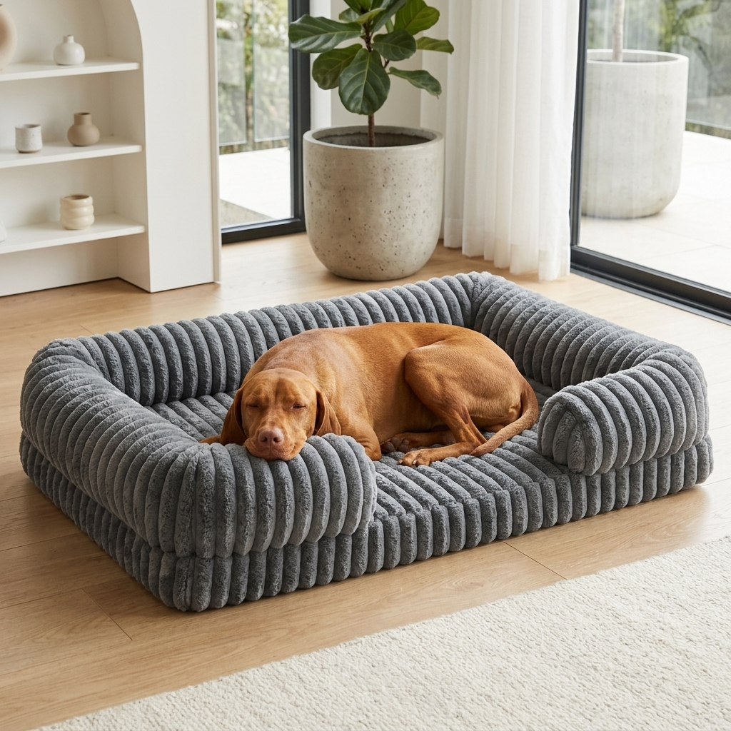 Calming Orthopedic Dog Bed – Pact lifestyle image