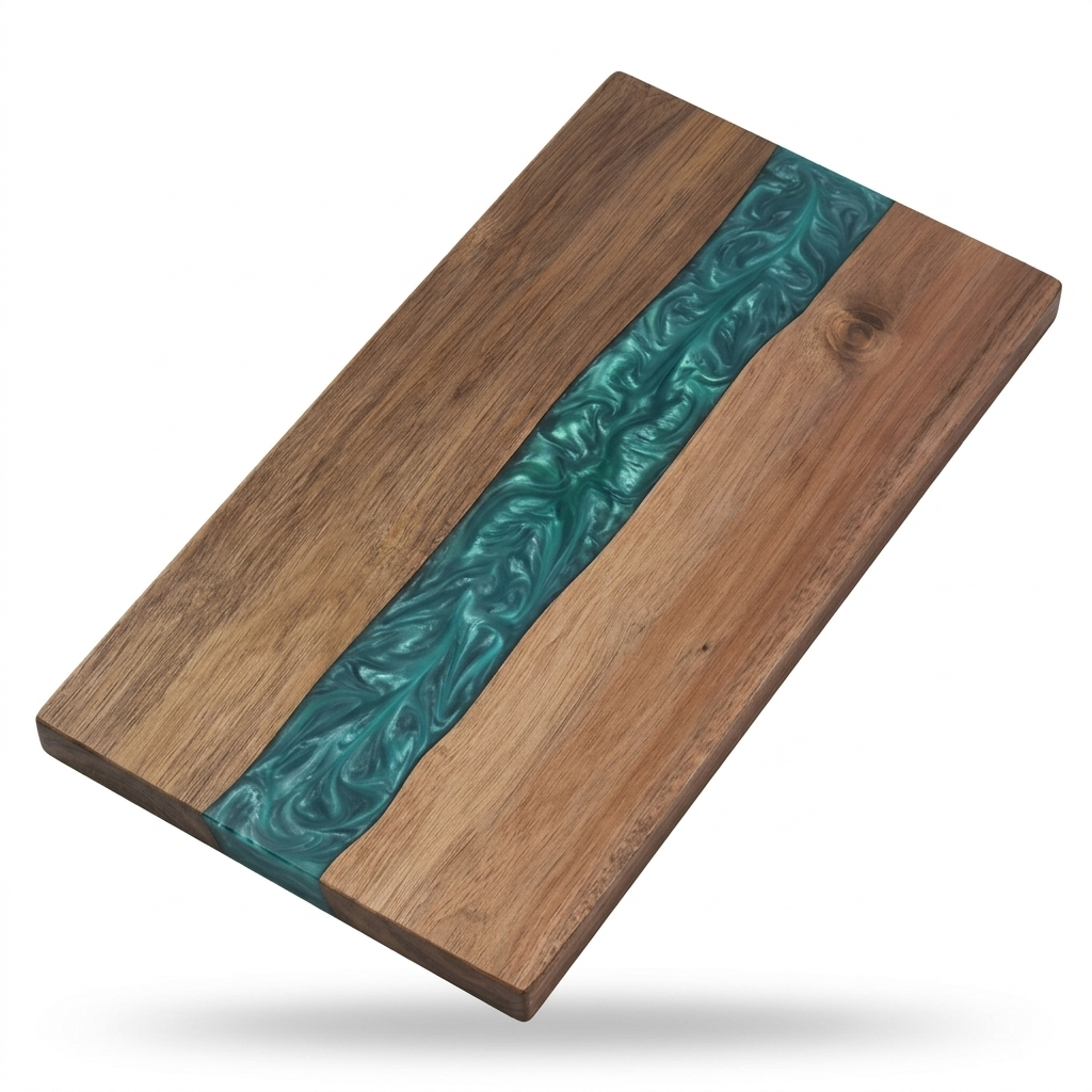 Acacia Cutting Board Blue River – Pact studio image