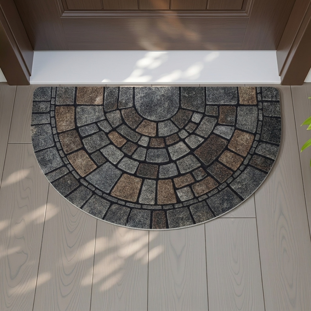 Semi-Circular Door Mat – Pact lifestyle image