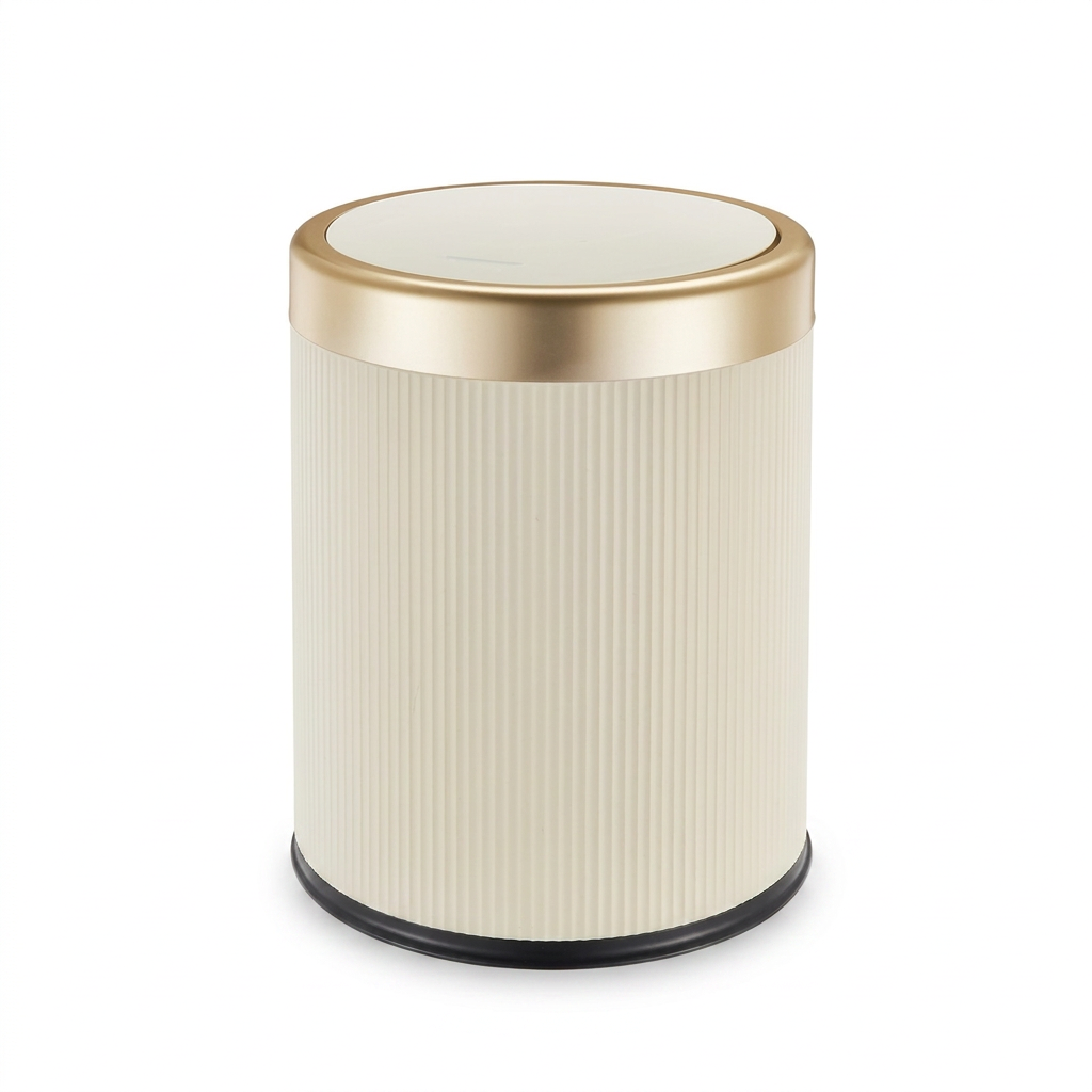Oval Press-Top Waste Bin – Pact studio image