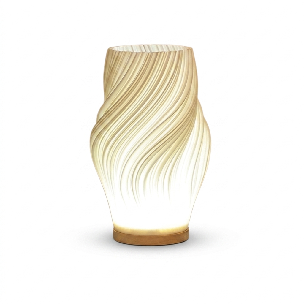 Sculptural Wave Table Lamp – Pact studio image