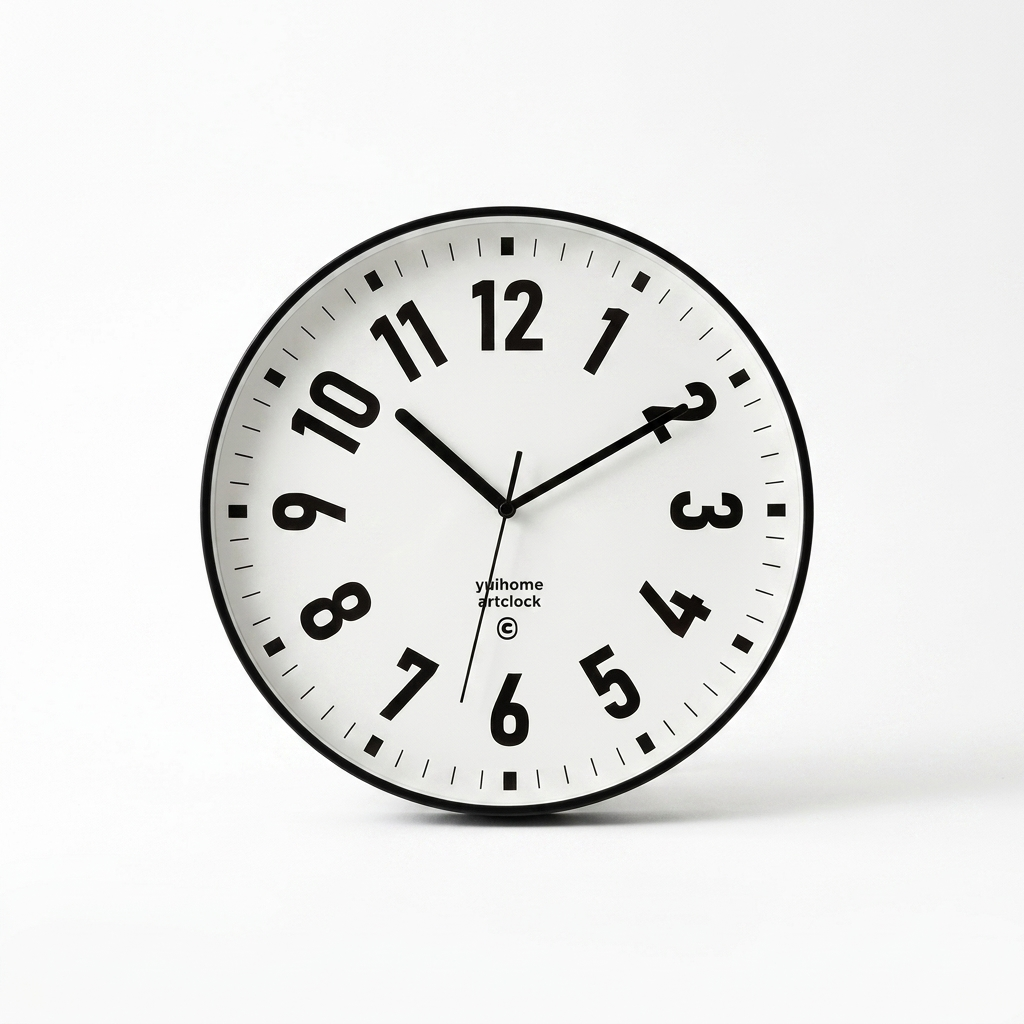 Modern Wall Clock Art Face – Pact studio image