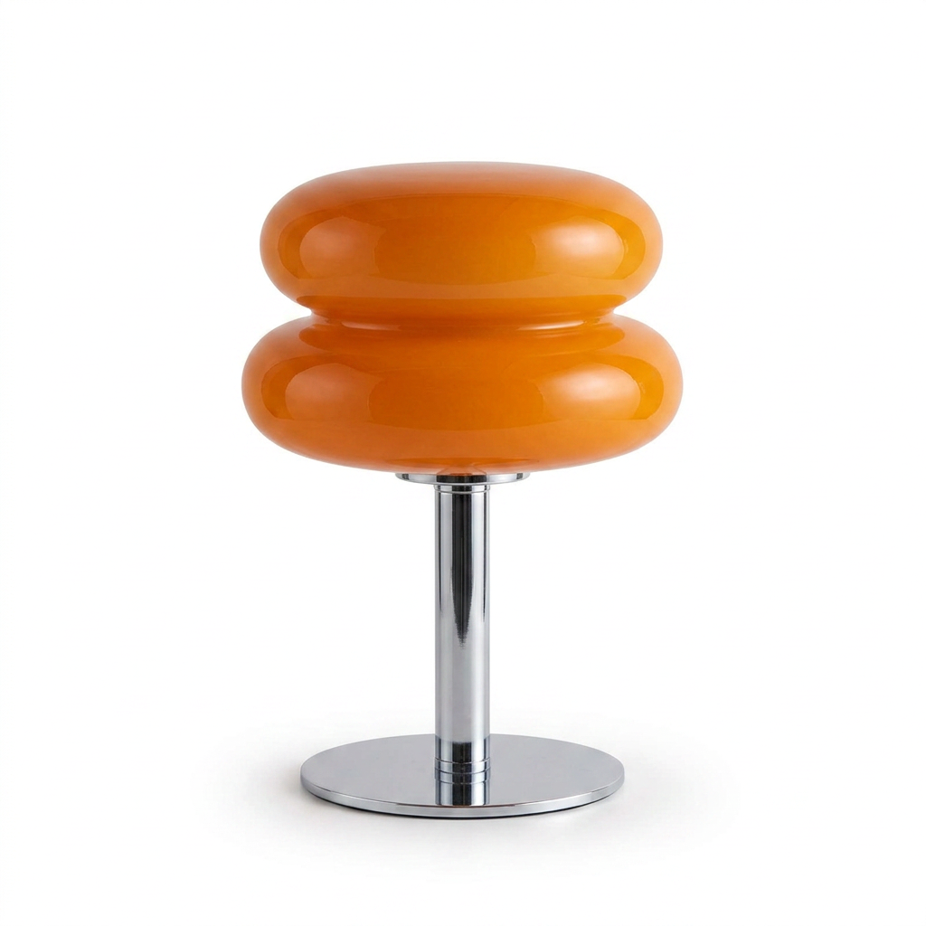 Macaron Glass Table Lamp | 1005007010740052-USB-Pink A,1005007010740052-USB-Pink C,1005007010740052-USB-Orange A,1005007010740052-USB-White A,1005007010740052-USB-Cream color A,1005007010740052-USB-Cream color C