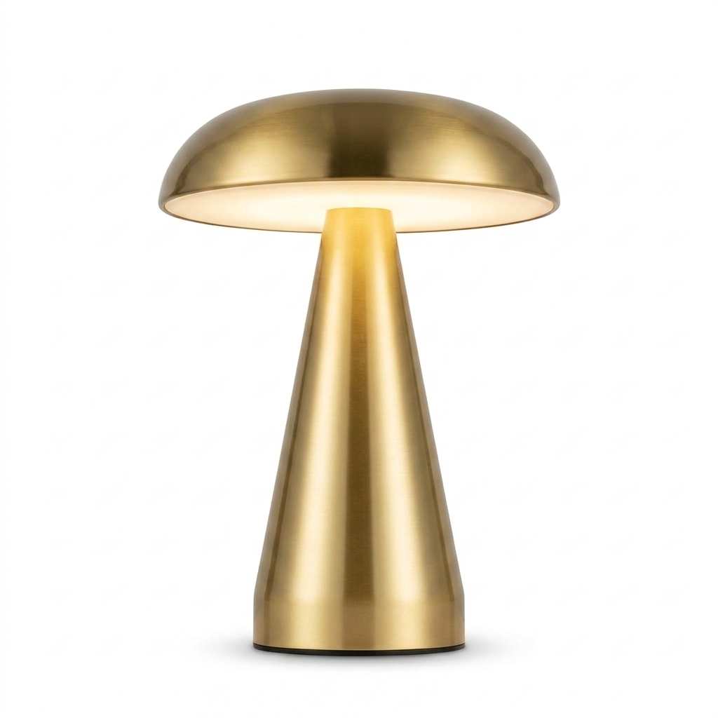 Retro Mushroom Table Lamp | 1005011974283478-Golden,1005011974283478-Silver,1005011974283478-Rose Golden