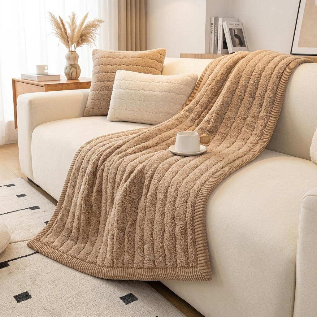 Berber Fleece Sofa Cover