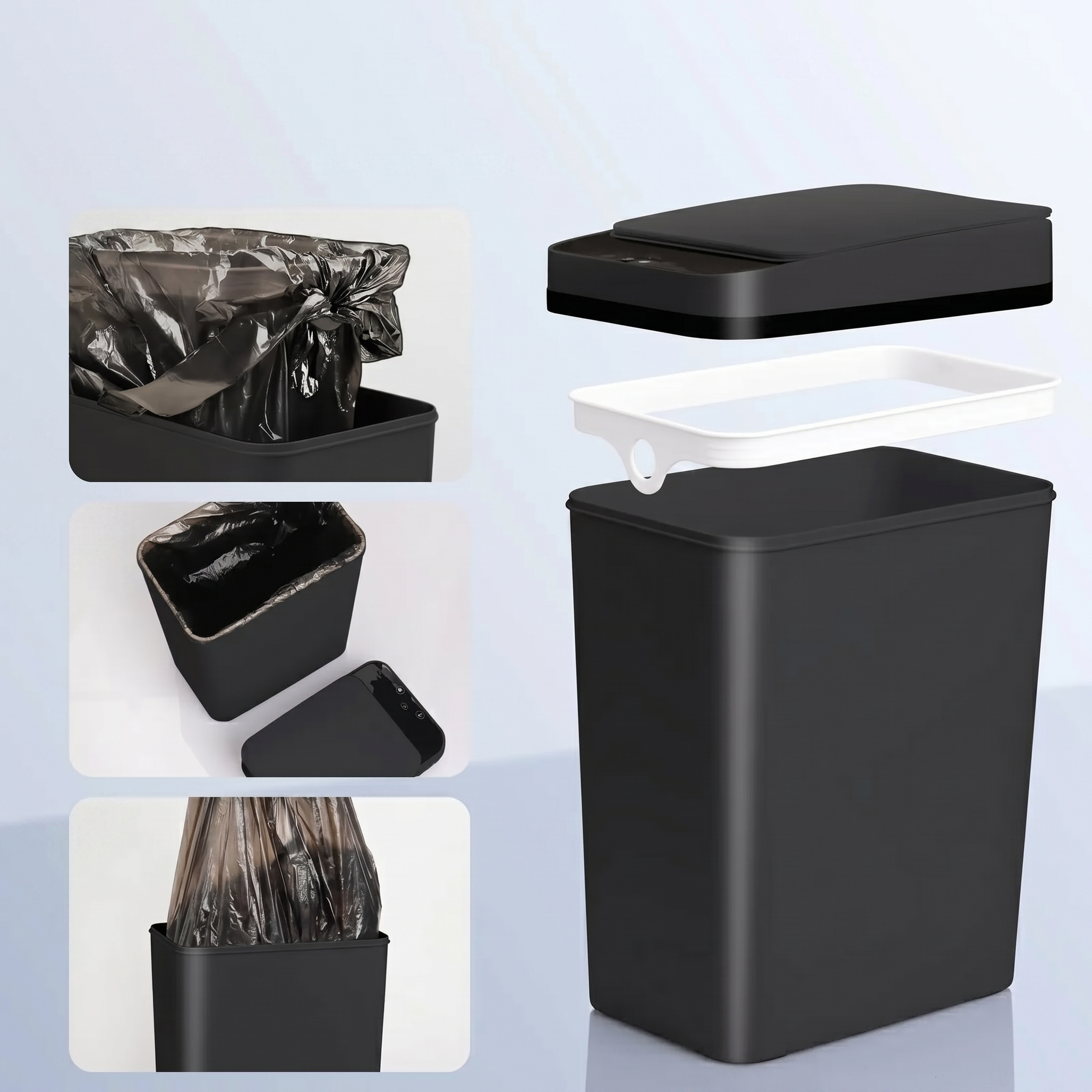 Touchless Sensor Bin | Tf1780333007290693093,Oz1780333007290789833,Nq1780333007290918404