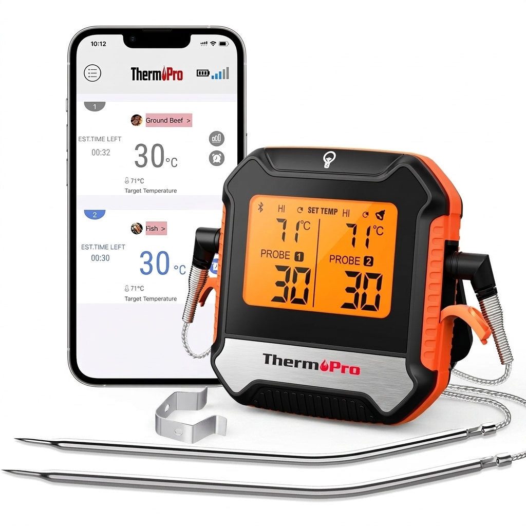Wireless Bluetooth meat thermometer