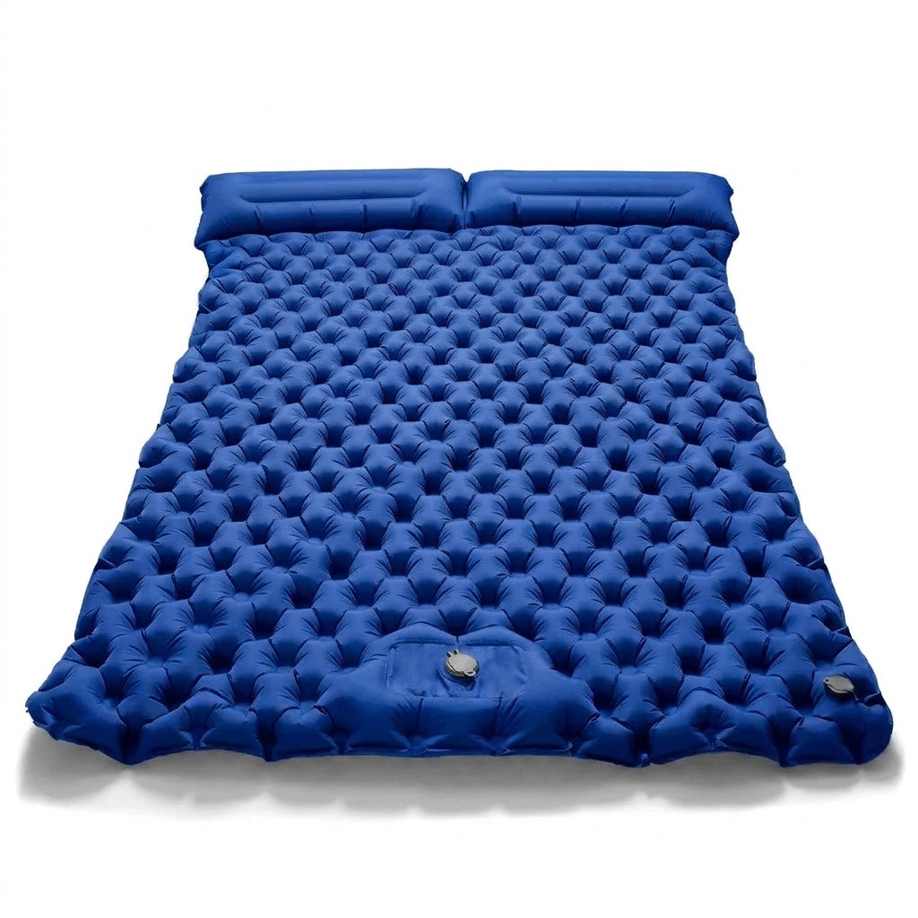 Camping mattress royal blue