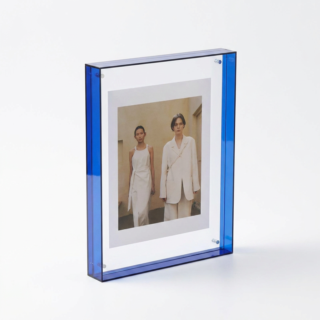 Acrylic Photo Frame Blue