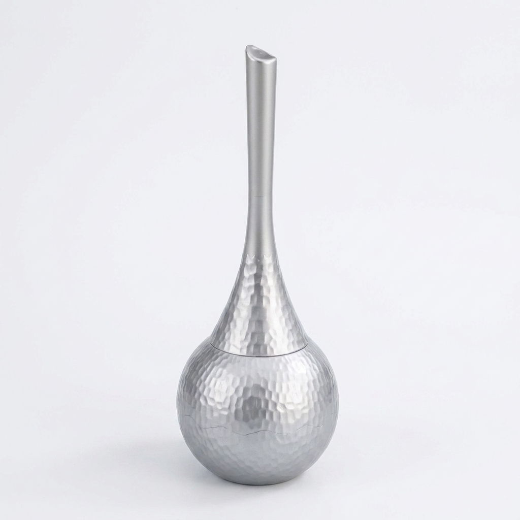 Toilet Brush Set Silver