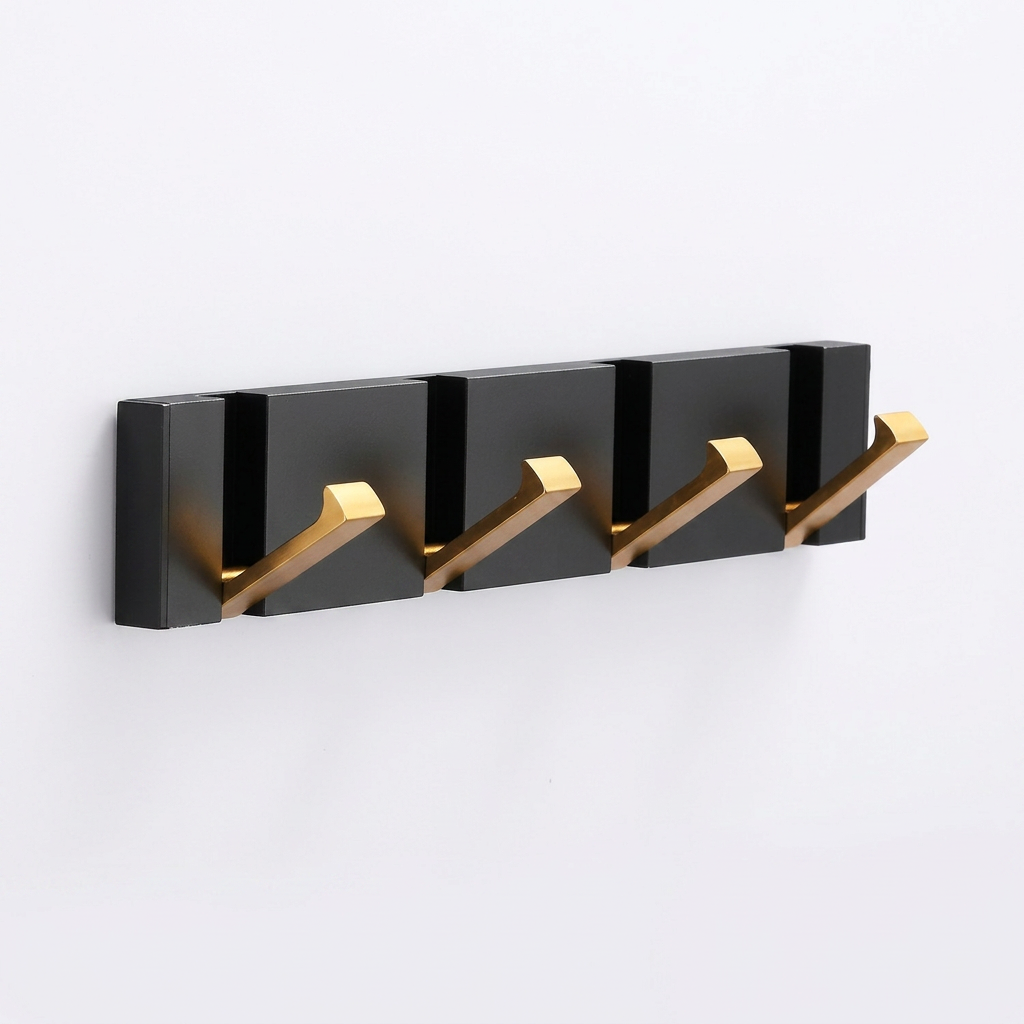 Hook Rack 4 Hooks 2