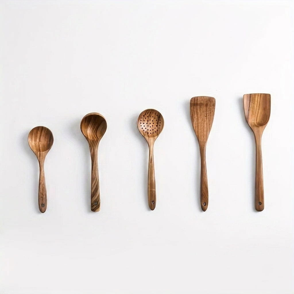 Wooden Kitchen Utensil Set