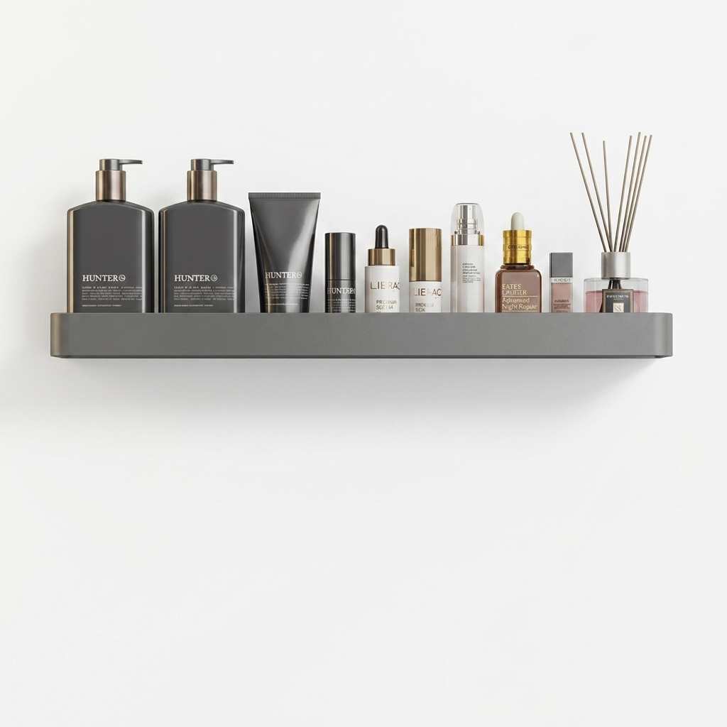 Towel Rack Grey 60cm