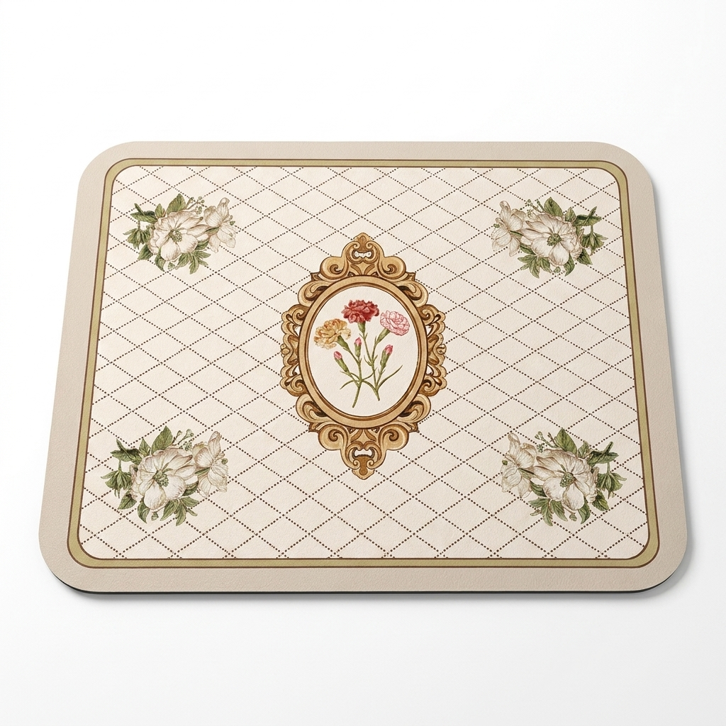 Coffee Mat Rose Off-White