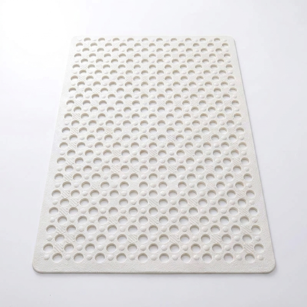 Non-Slip Shower Mat White