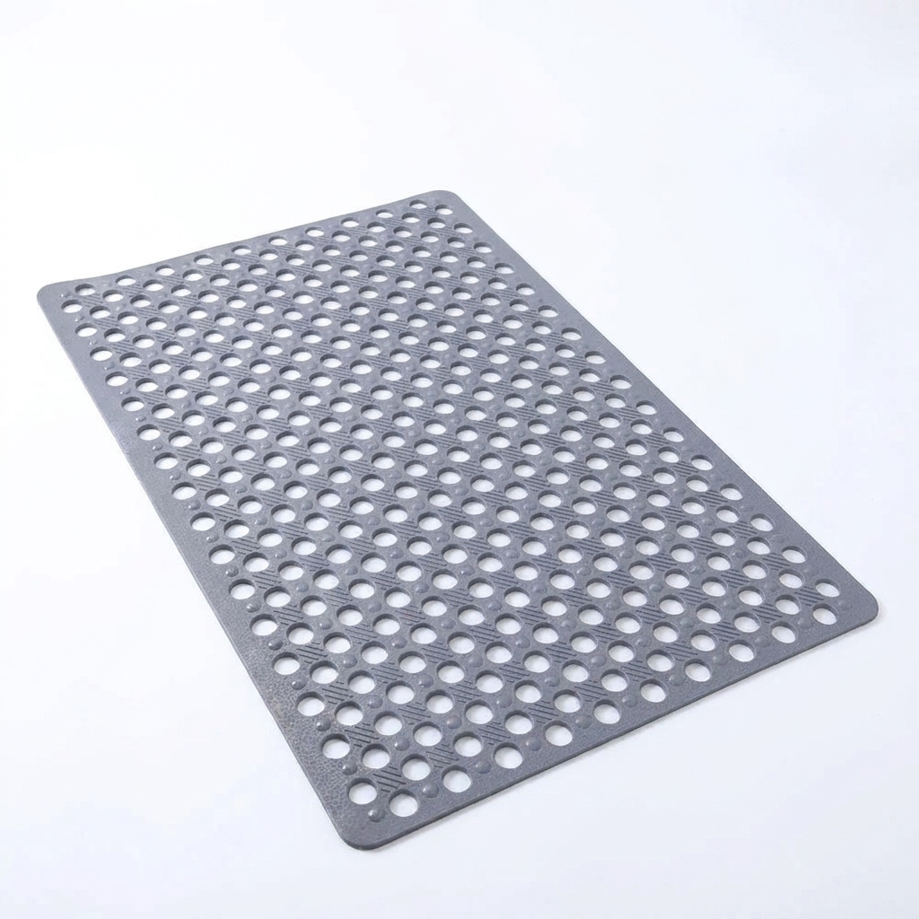 Non-Slip Shower Mat Grey