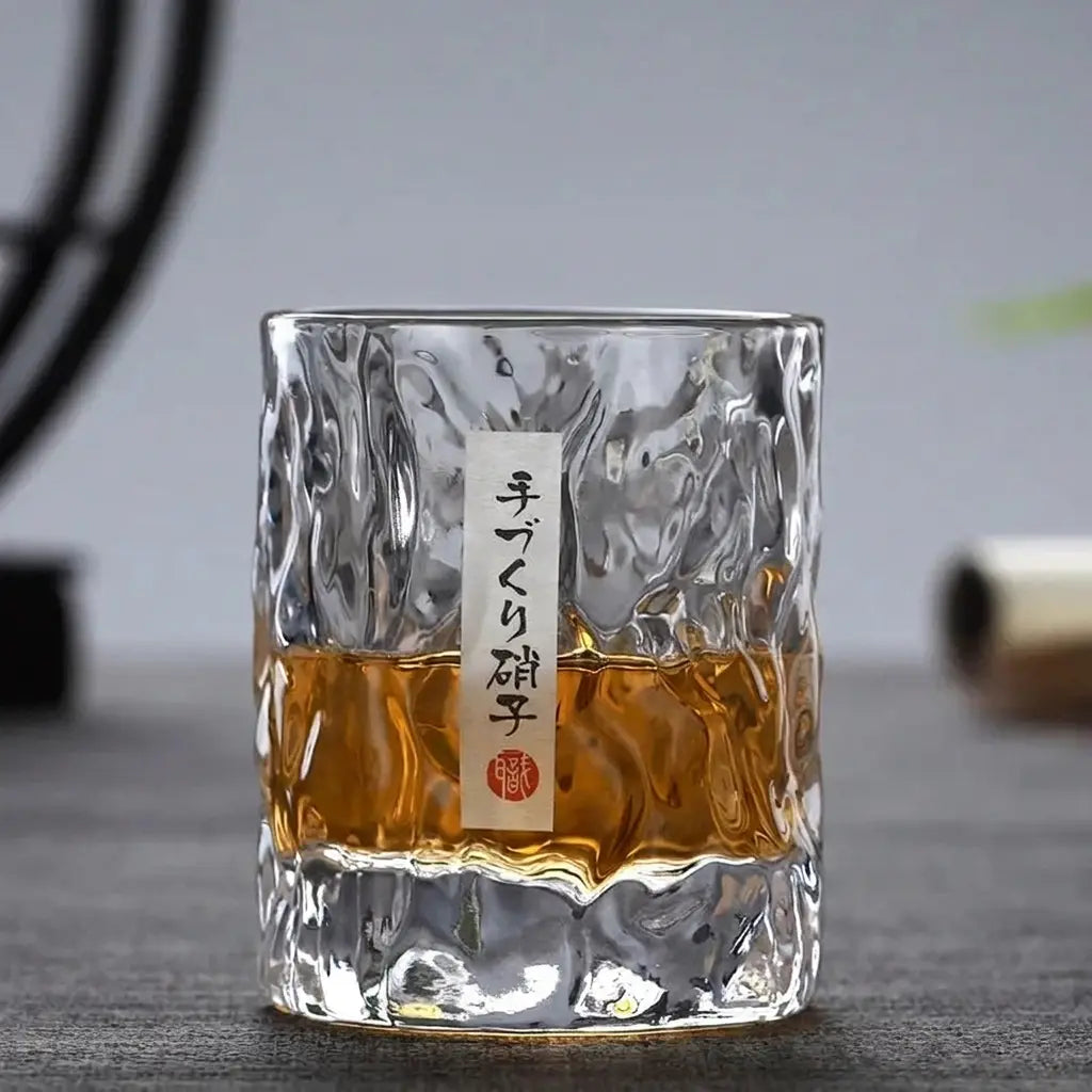AmberSwirl – Crystal Whisky Snifter Glass for Home Bar